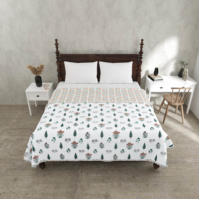 Green Pacific Pure Cotton Double Bed Dohar