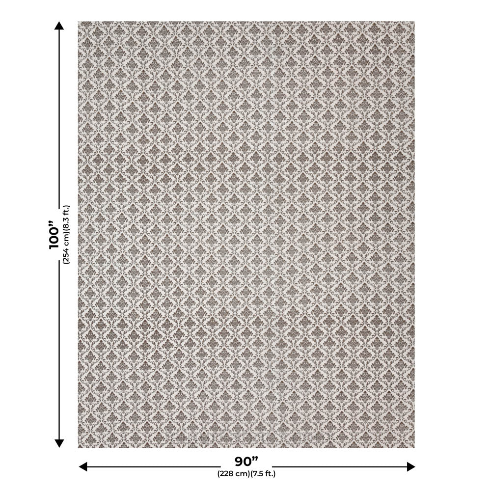 Ethnic Royal Brown Double Bed Dohar Blanket