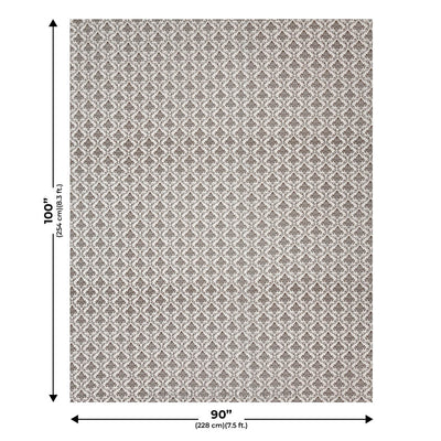Ethnic Royal Brown Double Bed Dohar Blanket