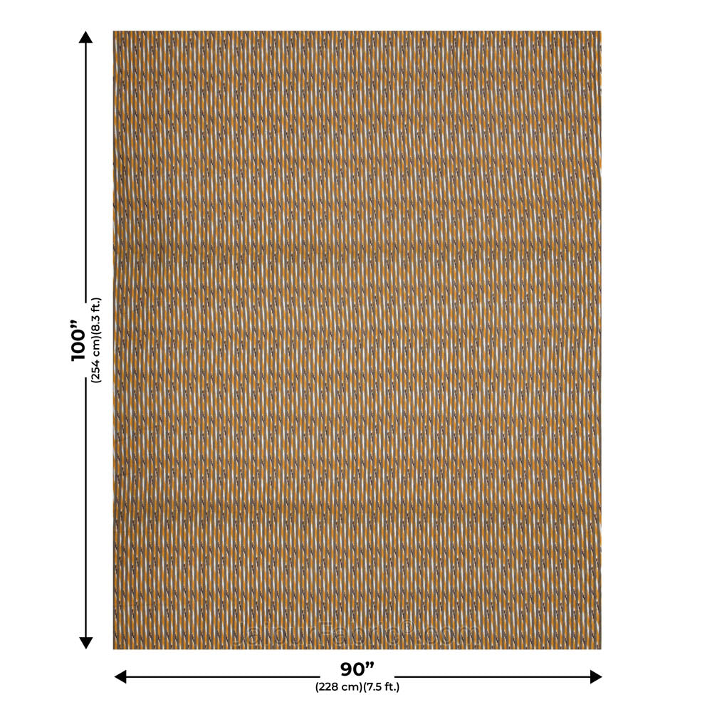 Ethnic Royal Brown Double Bed Dohar Blanket