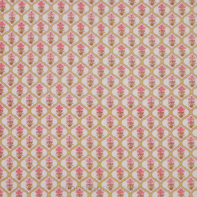 Jaal Darbar Pink Double Bed Dohar Blanket