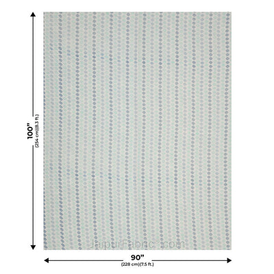 Artistic Maze Greenery Double Bed Dohar Blanket