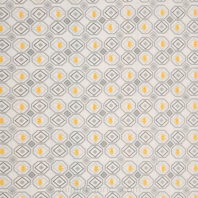 Artistic Maze Mustard GreyDouble Bed Dohar Blanket