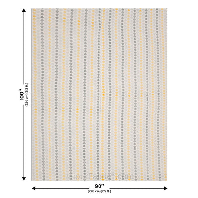 Artistic Maze Mustard GreyDouble Bed Dohar Blanket