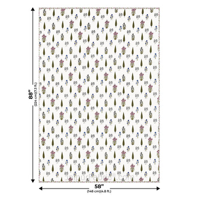 Green  Calm Pure Cotton Single Bed Dohar