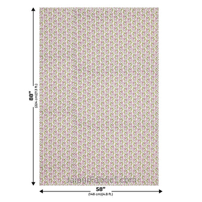 Green  Calm Pure Cotton Single Bed Dohar