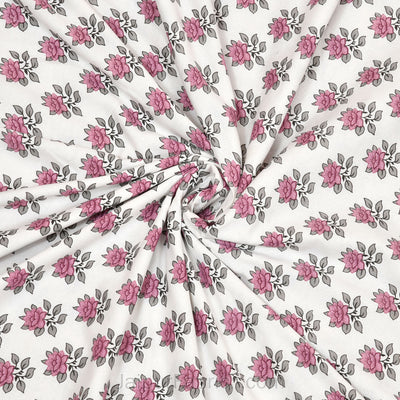 Mangal Jaal Purple Pure Cotton Reversible Single / Double Bed AC Quilt Dohar