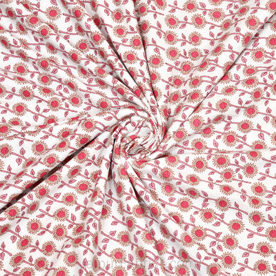 Anokhi Pink Pure Cotton Reversible Single / Double Bed AC Quilt Dohar