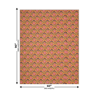 Peacock Garden Pure Cotton Reversible Single / Double Bed AC Quilt Dohar
