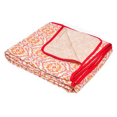 The Illusion Pinkish Single Bed Dohar Blanket