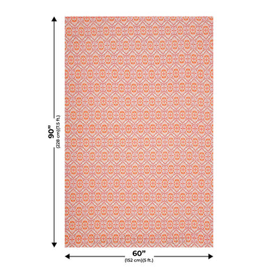 The Illusion Pinkish Single Bed Dohar Blanket