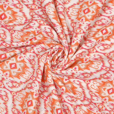 The Illusion Pinkish Single Bed Dohar Blanket