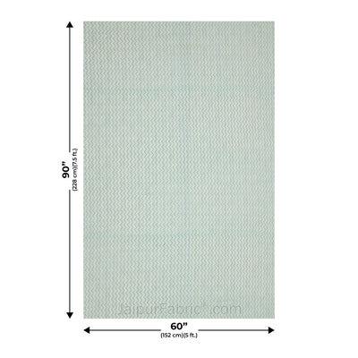 Jaal Darbar Green Single Bed Dohar Blanket