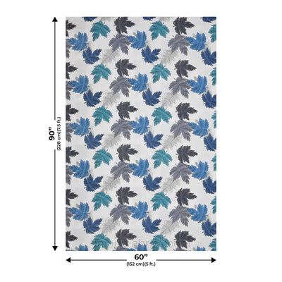 Maple Leaf MultiColor Single Bed Dohar Blanket