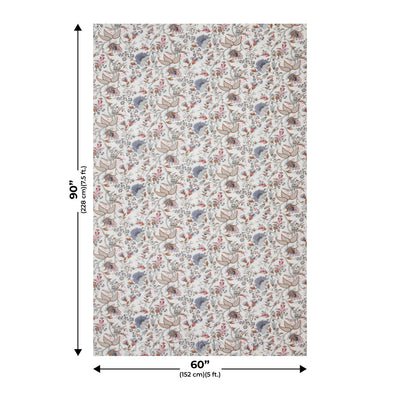 Floral Garden Pinkish Single Bed Dohar Blanket