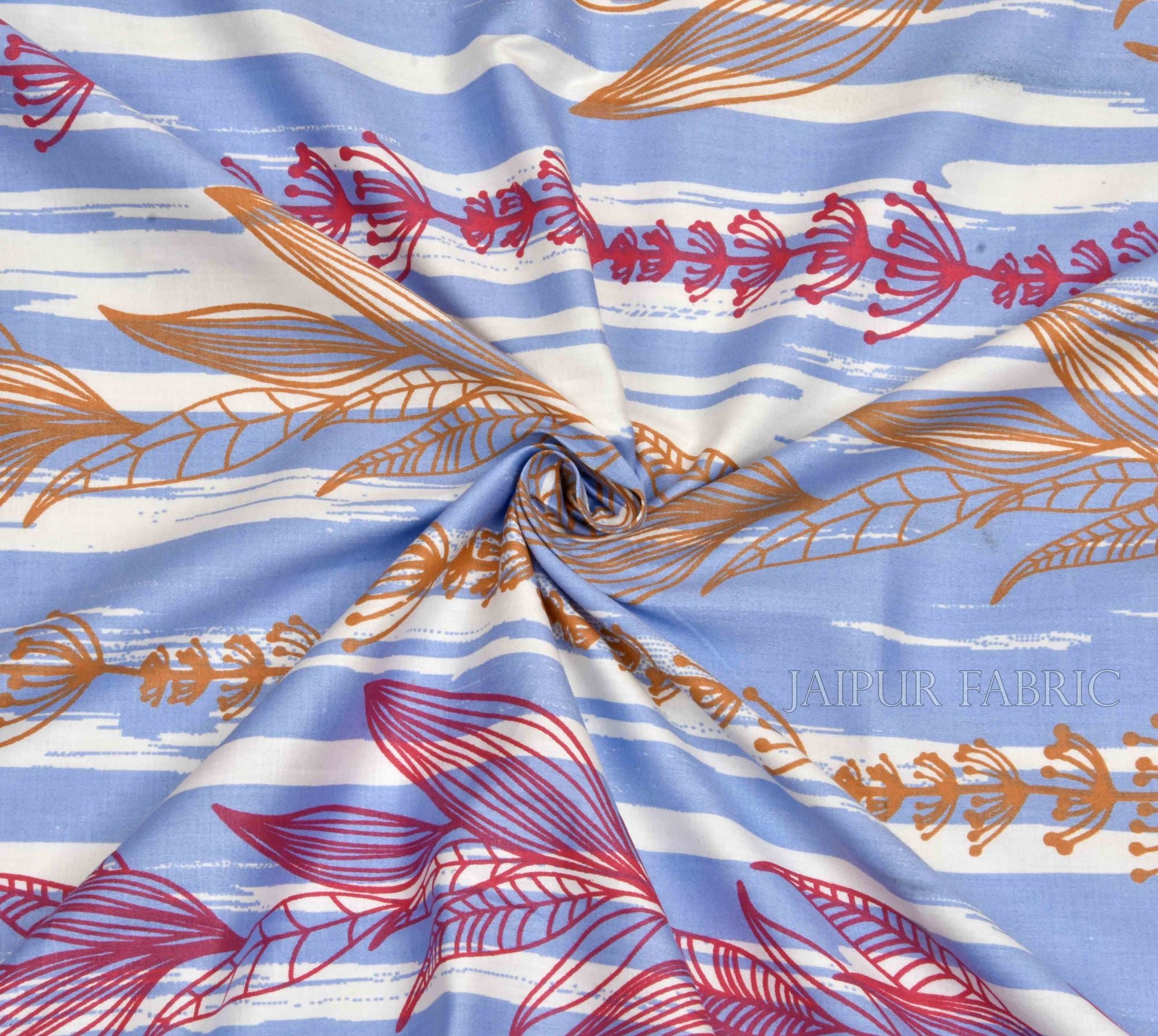 deep aquatic king size double bedsheet