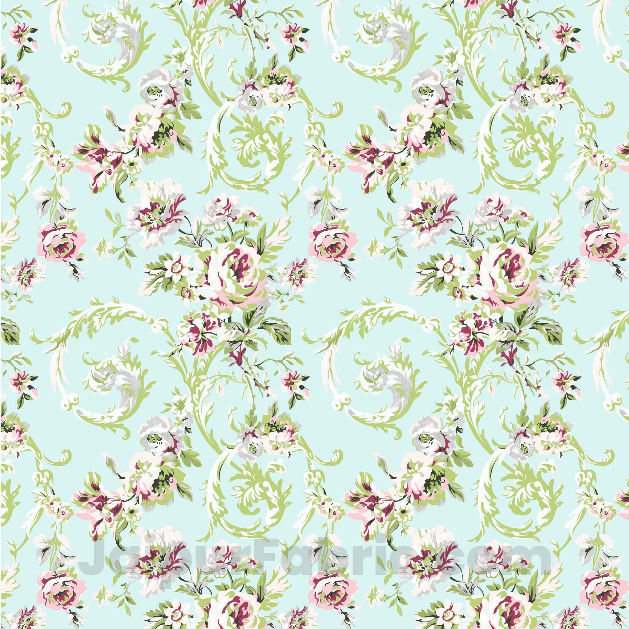 Miniflora Green King Size Bedsheet With 2 Pillow Covers