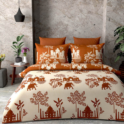 Royal Heritage Light King Size Bedsheet