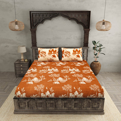 Royal Heritage King Size Cotton Bedsheet – Choose Your Shade of Elegance