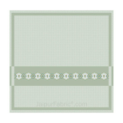 Light Green Oasis Pure Cotton King Size Double BedSheet