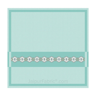 Sea Green Oasis Pure Cotton King Size Double BedSheet