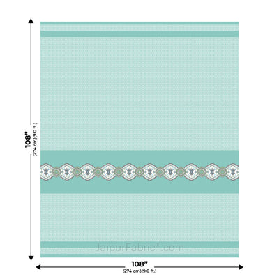 Sea Green Oasis Pure Cotton King Size Double BedSheet