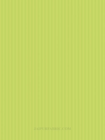 Lime Green Satin Stripes Single BedSheet