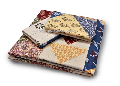 Barmeri Pastel Delight – Twill Cotton Single Bedsheet with Two Pillow Covers