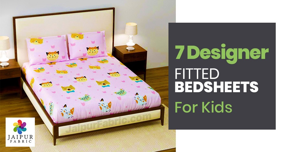 7 Cartoon Designer Fitted Bed Sheets for Kids