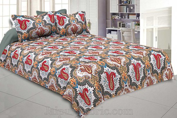 Double Bedsheet Twill Cotton Breath Easy Nature Love Redwood