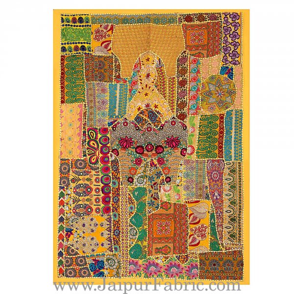 Wall Hanging Embroidered  Decorative Hanging - Wall Hanged with Precious Stones
