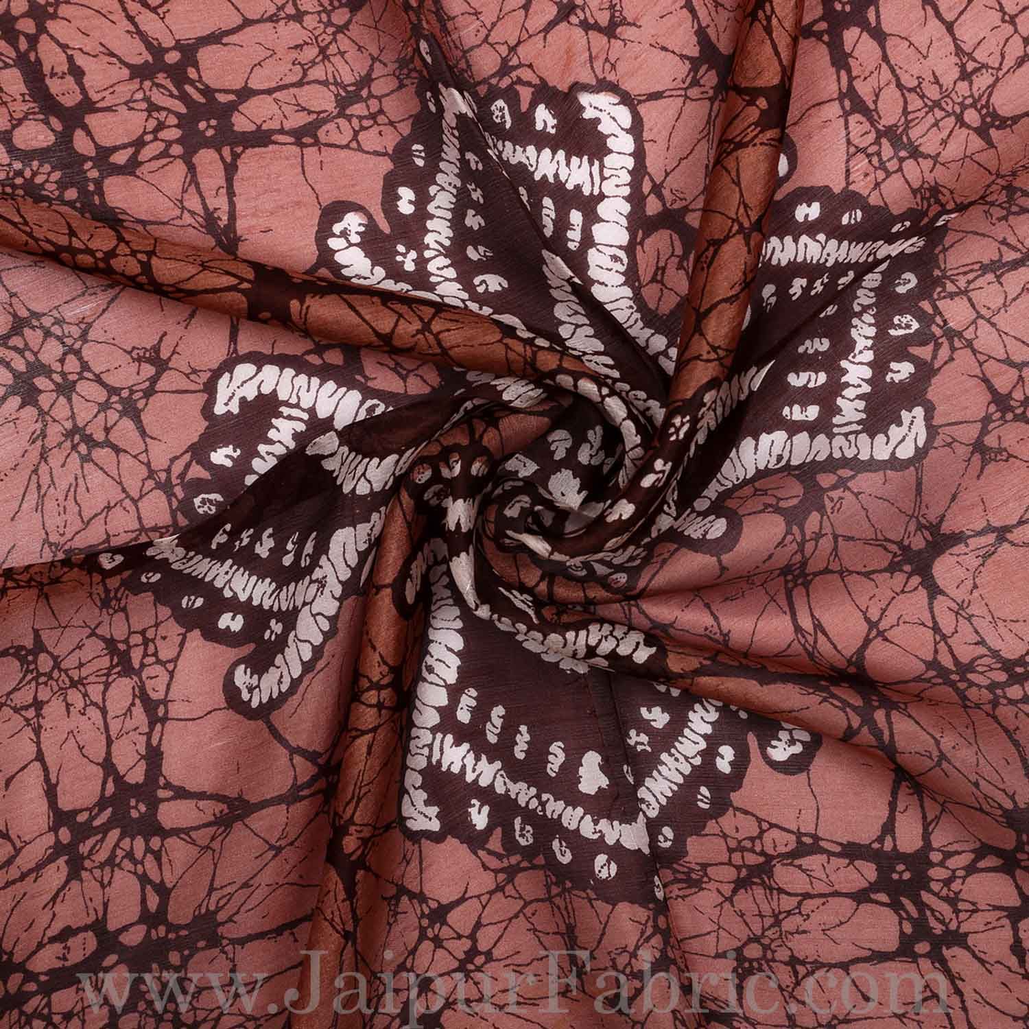 Silk Scarf with Bandhej design