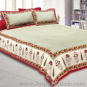 Double Bedsheet With Big Dot Super Fine Cotton Smooth Touch
