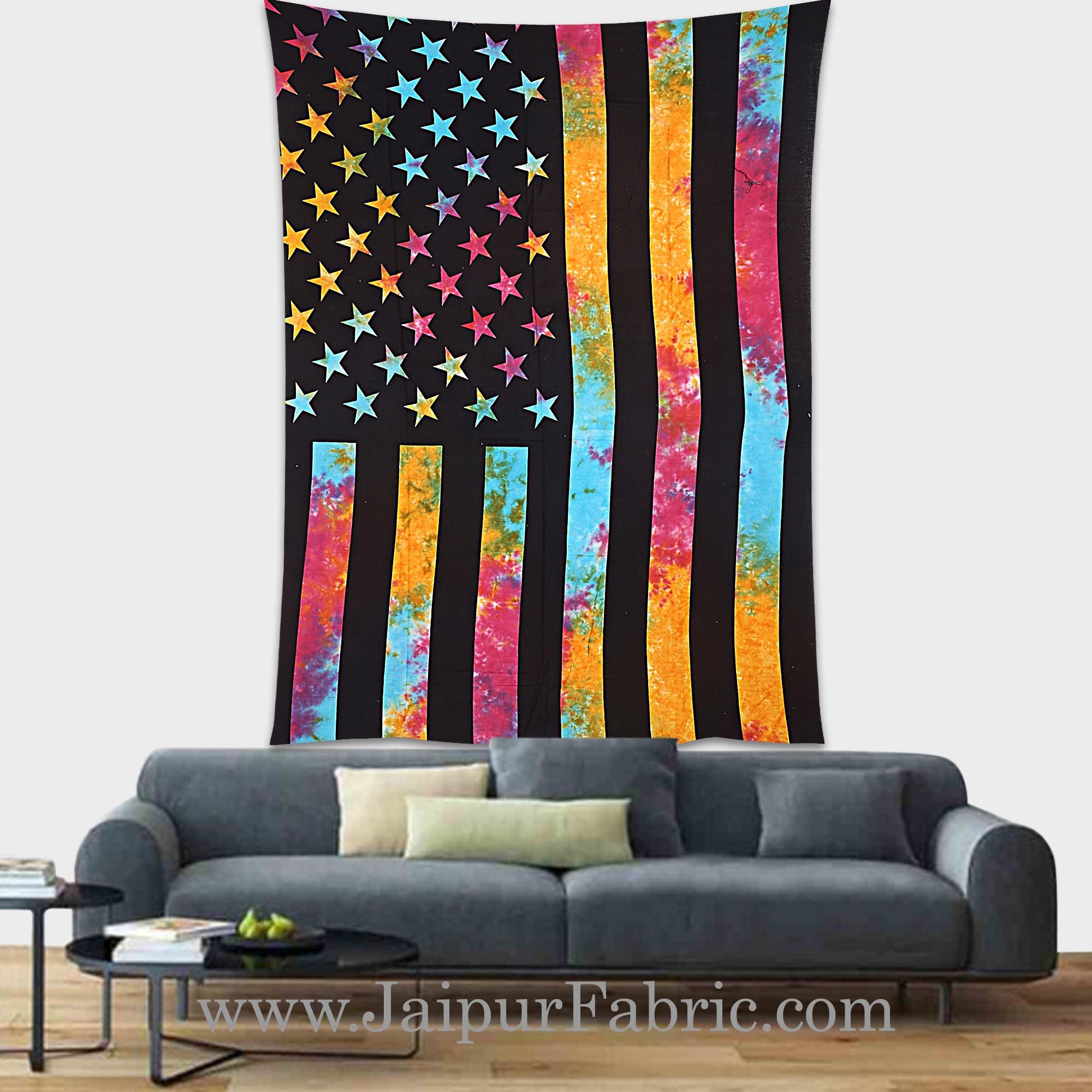 Flag tapestry wall hanging and beach throw