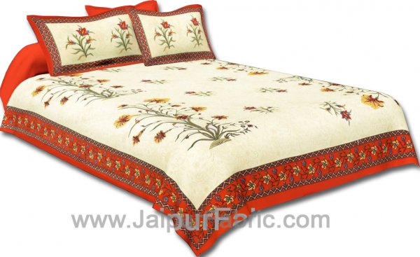 COMBO107 Beautiful Multicolor 4 Bedsheet + 8 Pillow Cover