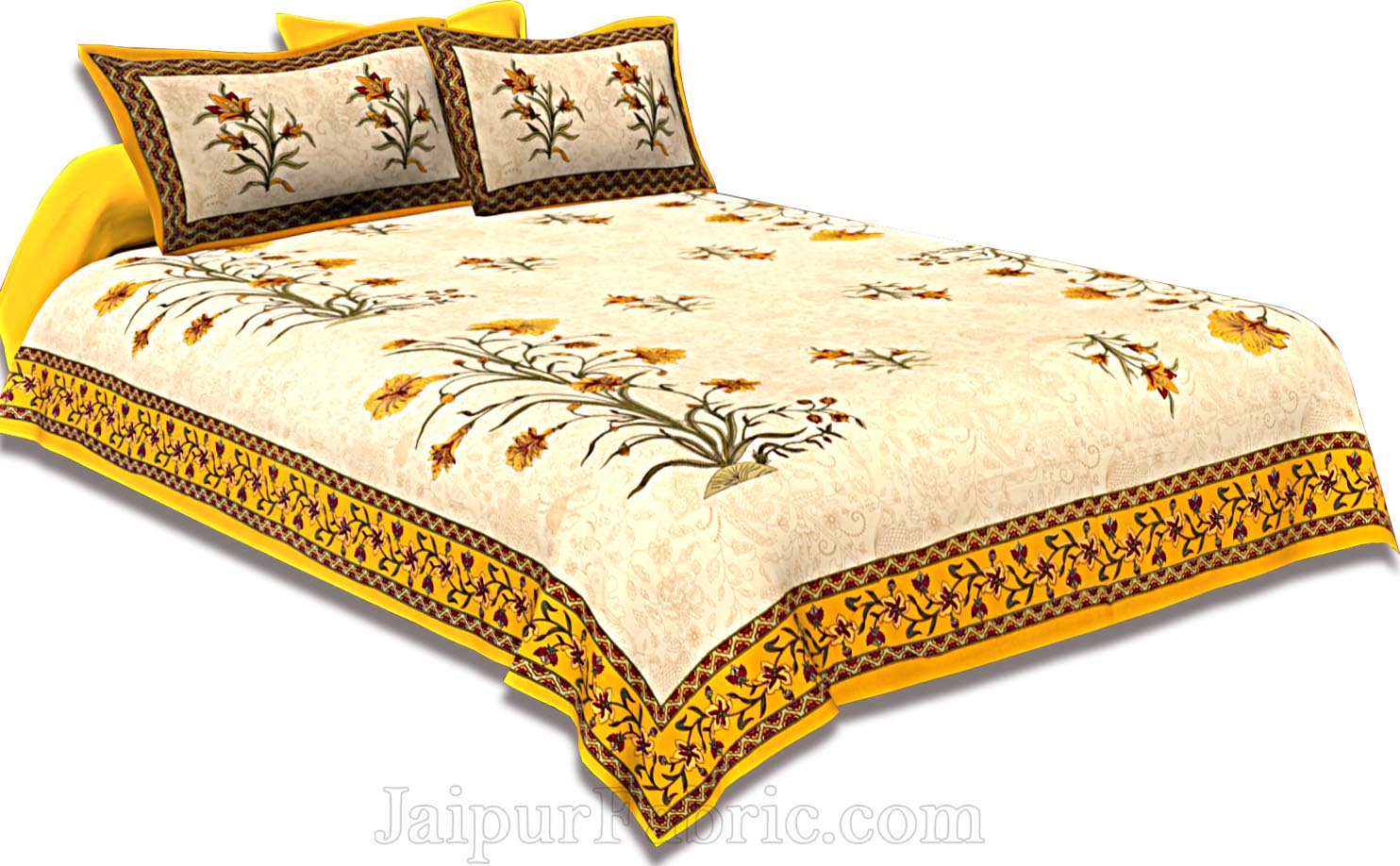 COMBO107 Beautiful Multicolor 4 Bedsheet + 8 Pillow Cover
