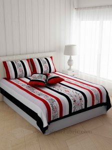 Traditional Thread-work Bale Silk Double Bed Cover