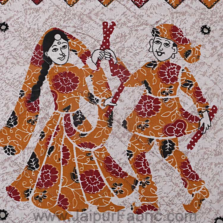 Diwan Set Dandiya Dance kantha work