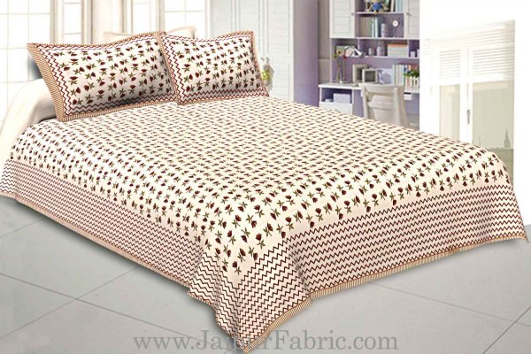 King Size Bedsheet Fine Cotton With Two Pillow Cover