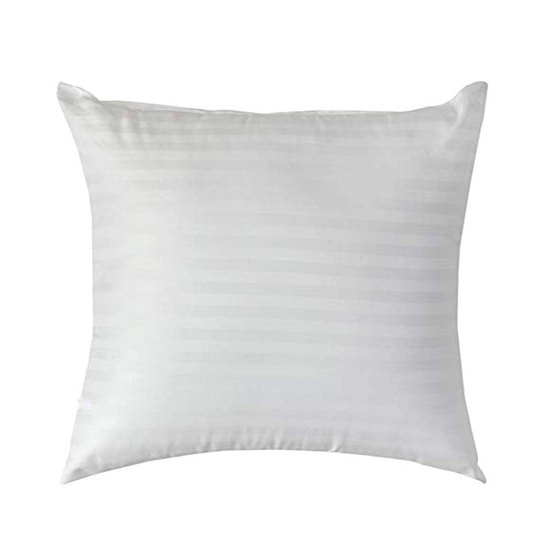 Cushion Filler White Cotton Satin Stripes Microfiber Fill