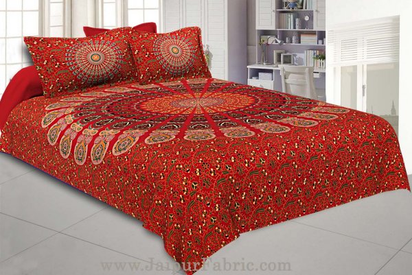 COMBO113 Beautiful Multicolor 4 Bedsheet + 8 Pillow Cover
