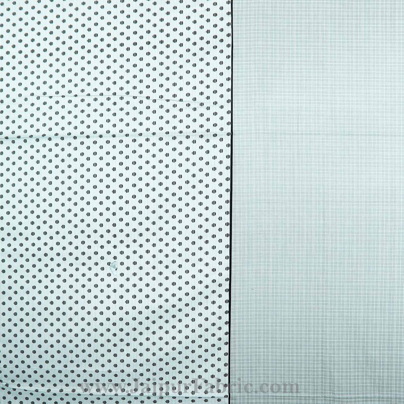 Grey Pearls Double Bedsheet