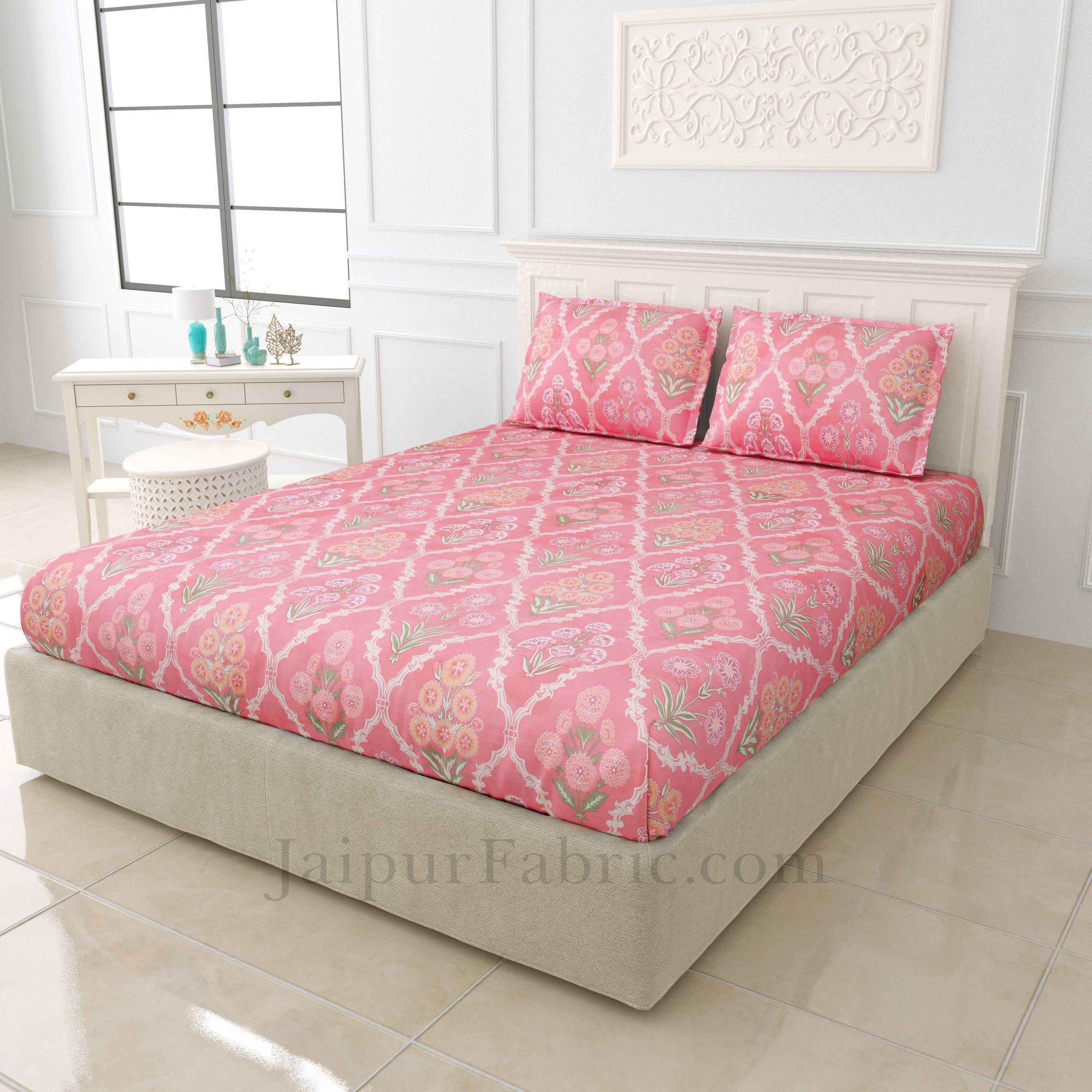Peachy Organic Super Soft King Size Double BedSheet