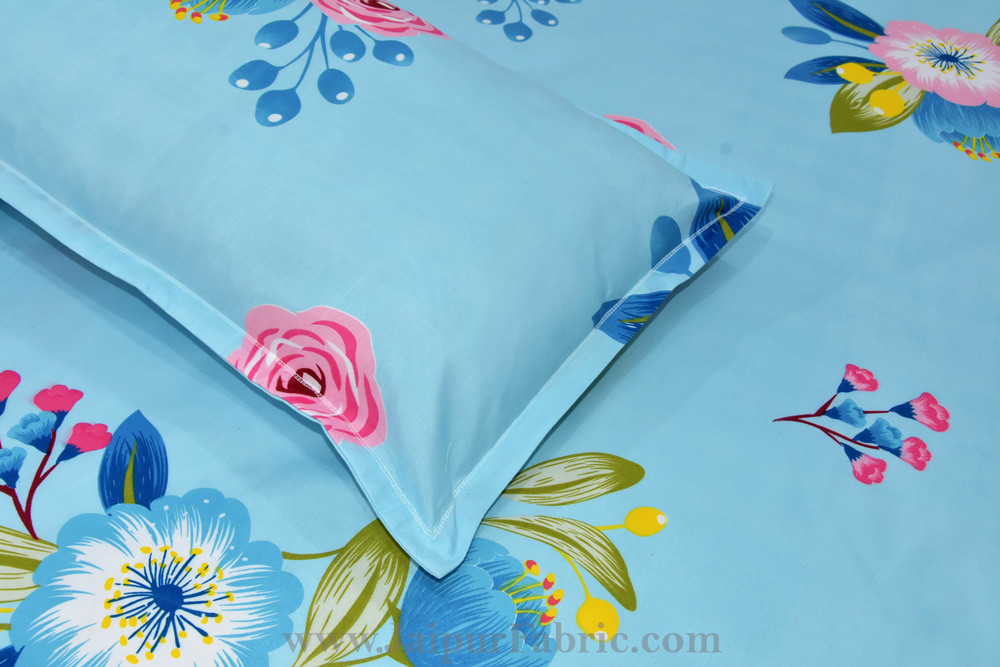 Heaven Bliss Premium Poly Cotton Double Bedsheet