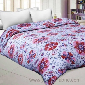 Pink Daffodil King Size Double Comforter