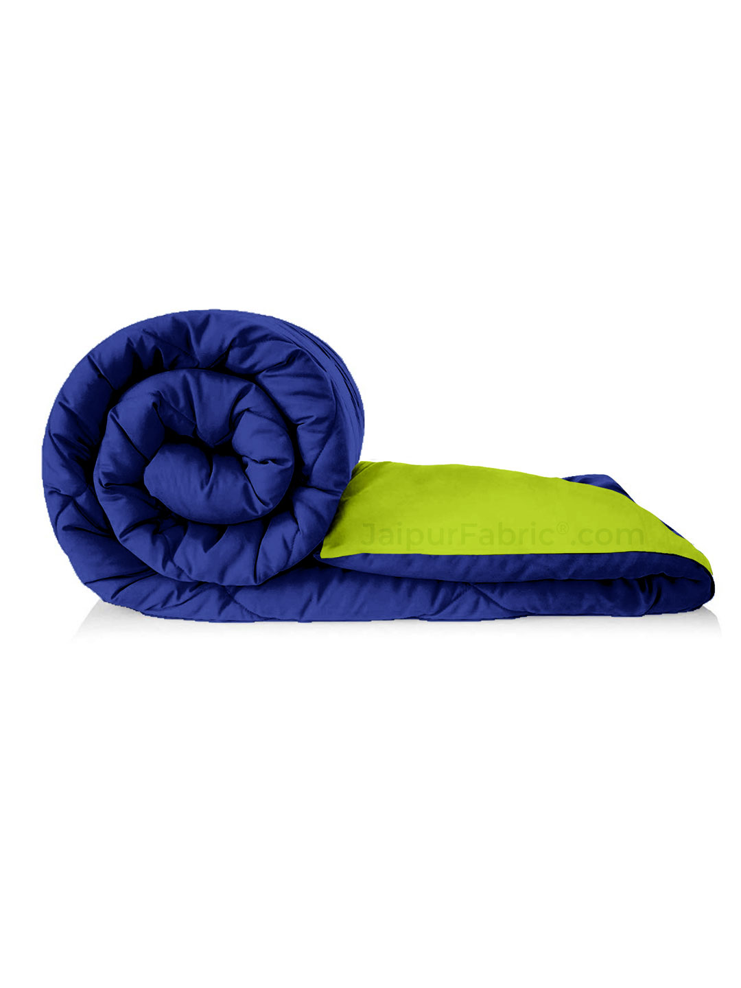Navy Blue Parrot Green Single Bed Comforter