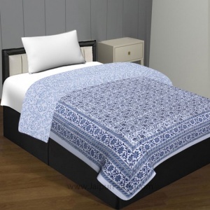 Royal Hand Block Single Bed Comforter