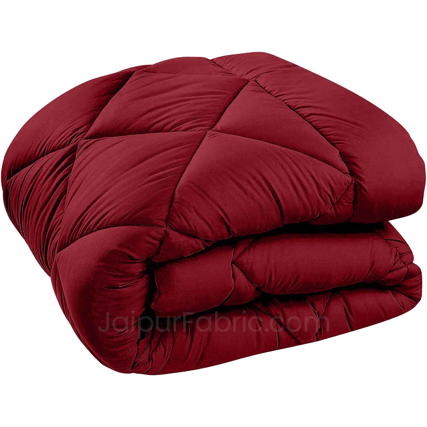 Maroon - Pink Single Bed Comforter