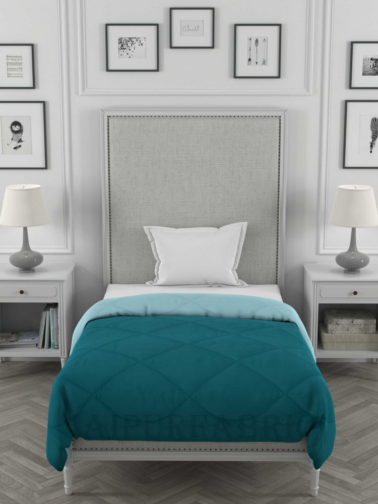 Ocean Blue Teal Blue Single Bed Comforter