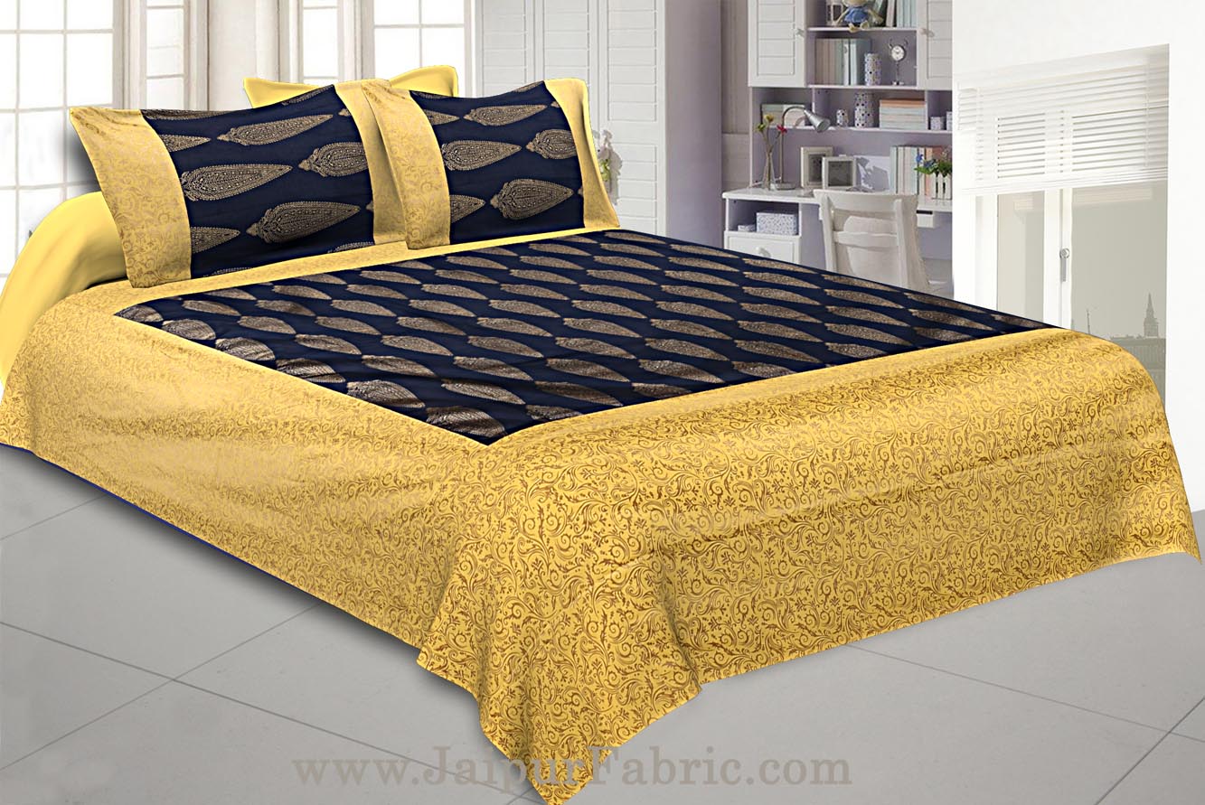 COMBO356 Beautiful Patola Bedsheet + 4 Pillow Cover